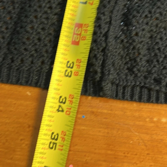 Alice + Olivia Black Knit Whimsigoth Beaded Sleeveless Cardigan Sweater Small - Picture 11 of 11